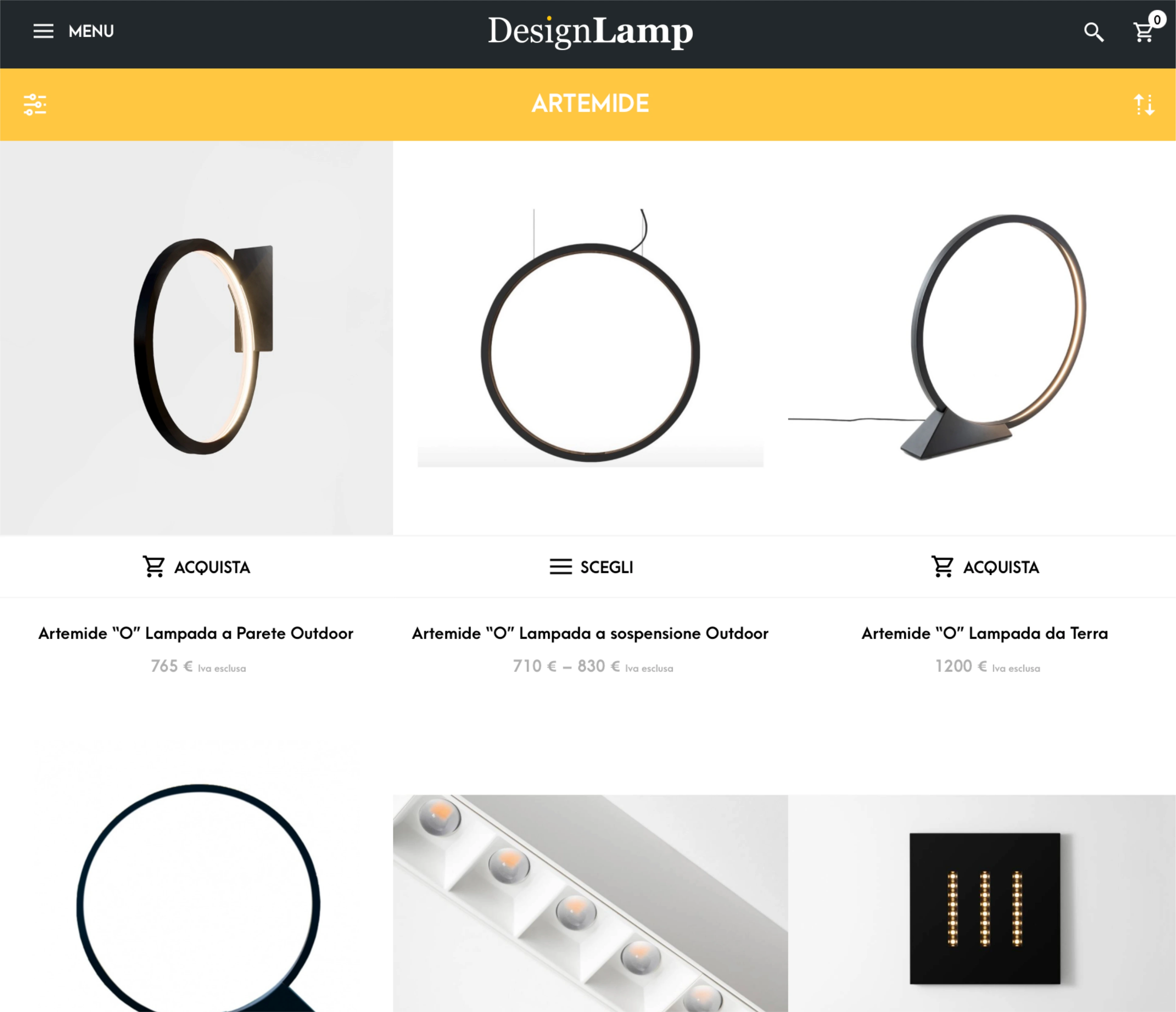 Progetto Designlamp.it